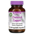 Bluebonnet Nutrition Chelated Copper 90 Vcaps Egg-Free, Fish Free, Gluten-Free,