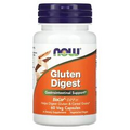 Now Foods Gluten Digest 60 Veg Capsules GMP Quality Assured, Vegan, Vegetarian