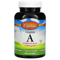 Carlson Labs Vitamin A 25 000 IU 300 Softgels Gluten-Free, Preservative-Free,