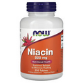 Now Foods Niacin 500 mg 250 Tablets GMP Quality Assured, Vegan, Vegetarian