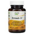 Pure Essence Breast-D 30 Vegi-Caps Dairy-Free, Gluten-Free, No Artificial