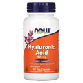 Now Foods Hyaluronic Acid 50 mg 60 Veg Capsules GMP Quality Assured, Kosher,