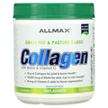 Grass Fed & Pasture Raised Collagen with Biotin &  Vitamin C, Unflavored, 15.5