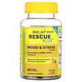Rescue Plus, Mood & Stress Support, Orange, 60 Vegan Gummies