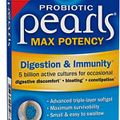 Probiotic Pearls Max Potency for Men and Women, Digestive and Immune Health Supp