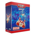 GFUEL x Mega Man Rush Blue Bomber Collector's Box Shaker Tub Collar Leash G FUEL