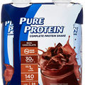 Pure Protein Shake, Rich Chocolate, 30g Protein, 11 fl oz, 4 Ct