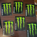 **BRAND NEW** Monster Energy 4 inch Logo Decal Stickers (Set of 6) - NEW   