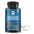 Magnesium Glycinate Supplement 350mg 60 Capsules Vegan Stress & Anxiety Relief