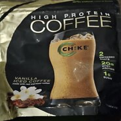 Chike Nutrition, High Protein Coffee Vanilla Iced Coffee 14.6 oz, BB 9/24