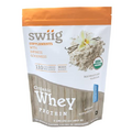 swiig Organic Whey Protein (Vanilla), Concentrate, No Artificial Flavors, Colors or Sweeteners, No Fillers, 2 lb Bag