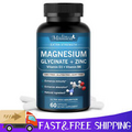 Magnesium Glycinate 500MG With Zinc For Improved Sleep, Stress , Anxiety Relief