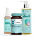 HK Vitals Anti-Hairfall Kit Hair Vitamin ,biotin Tonic & Shampoo Combo Of 3 Set