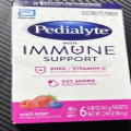 Pedialyte w/ Immune Support Electrolyte Powder Mixed Berry, 6 Count, Exp 06/2024