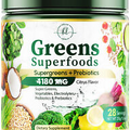 Organic Greens Blend - Super Greens Powder for Energy & Digestive Health