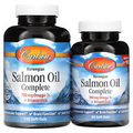 Carlson Labs Norwegian Salmon Oil Complete 120  60 Free Soft Gels Gluten-Free,