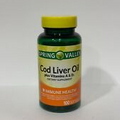 Cod Liver Oil Plus Vitamins A & D3 Dietary Supplement, 100 count