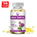 Organic Vitamin Milk Thistle Extract 120 Capsules Extra Strength Liver Cleanse