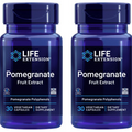 2 PACK Life Extension Pomegranate Fruit Extract for Blood Pressure Cardio 30VCap