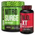 Jacked Factory Nitrosurge Pre-Workout in Pineapple & N.O. XT Nitric Oxide Booster for Men & Women