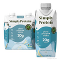 Simply Protein Vanilla Shake, 4 Pack, High Protein Shakes Ready To Drink, Vegan Protein Shake, Dairy Free