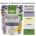 100% Natural Whey Protein Powder Shake Blueberry Coconut Blend Gluten Free