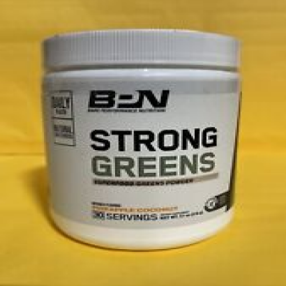 , BPN Strong Greens Superfood Powder, Improved Digestion, Pineapple Coconut
