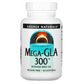 Source Naturals Mega-GLA 300 60 Softgels Dairy-Free, Egg-Free, Gluten-Free,