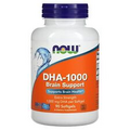 DHA-1000 Brain Support, Extra Strength, 1,000 mg, 90 Softgels