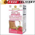 Hyleys Slim Tea Raspberry Flavor - Weight Loss Herbal Supplement Cleanse Detox
