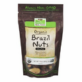 Organic Brazil Nuts Unsalted 10 Oz By Now Foods