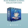G Fuel Mega Man Blue Bomber Slushee Collector's Box + Mega Buster Gun Shaker Cup