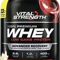 VitalStrength 100% Premium Whey Protein 1kg Vanilla Ice Cream