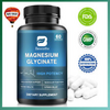 Magnesium Glycinate 350MG High Absorption,Improved Sleep,Stress & Anxiety Relief