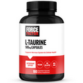 Force Factor L-Taurine Supplement 500mg Vegan, No Gelatin, Non-GMO, 180 Capsules