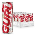 GURU Lite Low Sugar Energy Drink, 12 Pack, Pre Workout Clean Energy Drinks