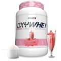 EHPlabs OxyWhey Whey Protein Isolate Powder - 25g of Whey Isolate Protein Powder, Meal Replacement Shake, Sugar Free Protein Powder - 25 Serves (Strawberry Milkshake)