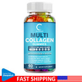 Collagen Vitamin Gummies for Hair, Skin, and Nails, Premium Collagen biotin 60pc