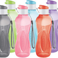 MILTON Water Bottle Kids Reusable Leakproof 12 Oz Plastic Wide Multicolor
