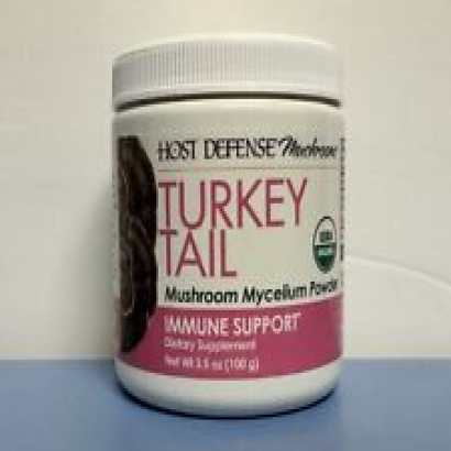 Host Defense Turkey Tail Immune Support Powder 3.5oz / 100g 09/2024