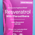 Reserveage Beauty Resveratrol w/ Pterostilbene 500mg 60 Veggie Caps