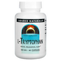 Source Naturals L-Tryptophan 500 mg 60 Capsules Dairy-Free, Egg-Free,