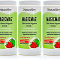 NaturalSlim MagicMag - Pure Magnesium Citrate Powder Anti-Stress Drink 8oz-3 Pk