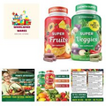 Superfood Fruit and Veggie Supplement - 360 Whole Super Fruit and Vegetable S...