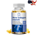 USA 120 Capsules Collagen Bone Capsules - Skin, Nails,Bones, Joint Support Pills