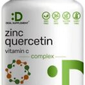 Zinc Quercetin 500mg Vitamin C Complex For Ultimate Immune Support (240 Caps)