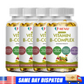 Vitamin B Complex 60 Capsules B1,B2,B3,B5,B6,B7,B9,B12, Immune Support Pills
