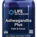 Life Extension - Ashwagandha Plus Calm & Focus 60 Vegetarian Capsules, by Life E