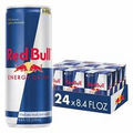 Red Bull Energy Drink Case 24-Count 8.4 Fluid Ounce Cans Original Flavor Drinks