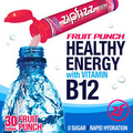 Zipfizz Healthy Energy Drink Mix Fruit Punch 30 Tubes